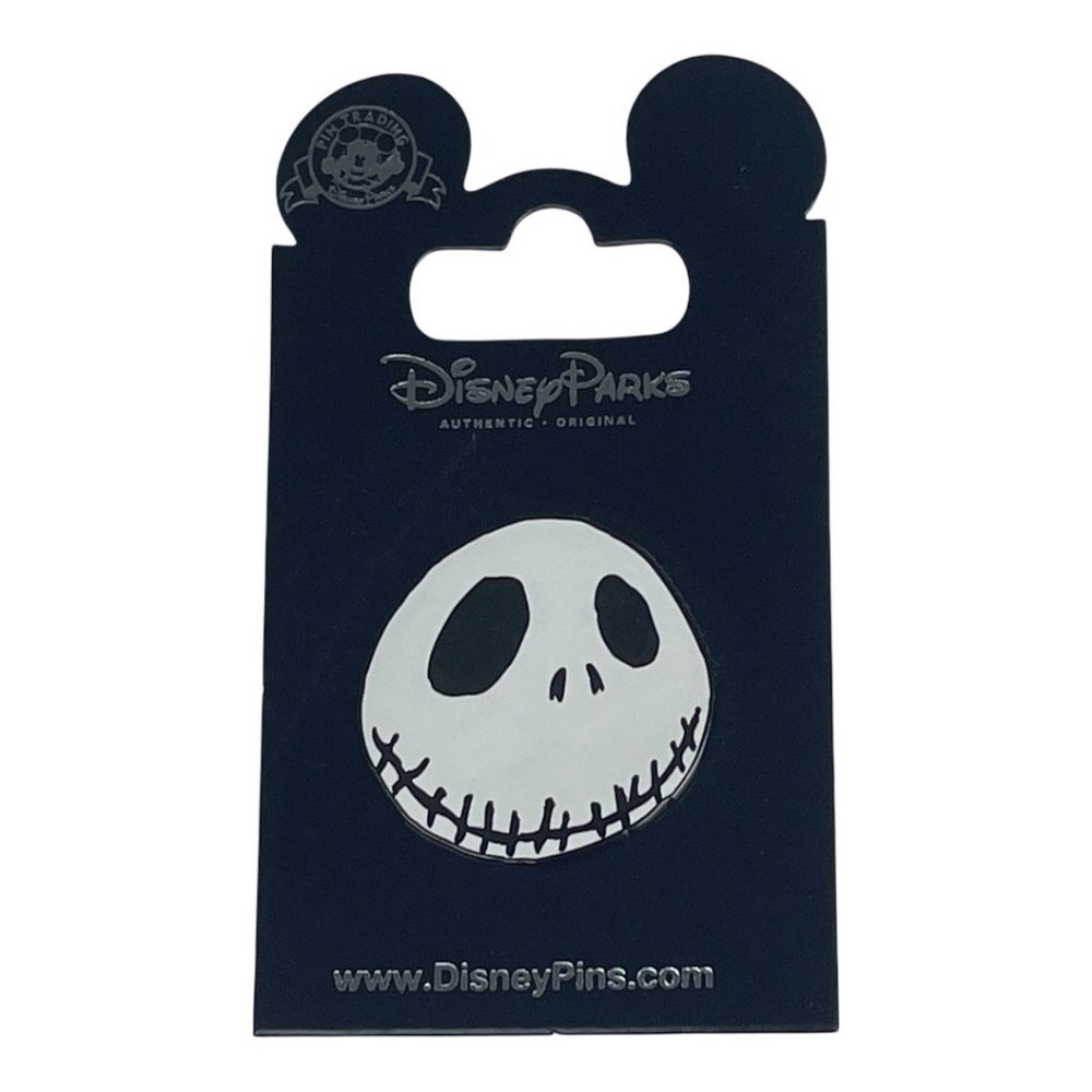 Disney Parks Nightmare Before Christmas Jack Skellington Headshot Face Pin